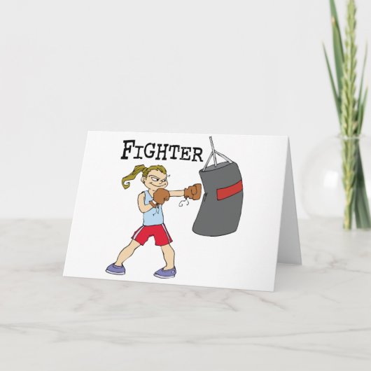 Carte Femme Boxer (Devant)