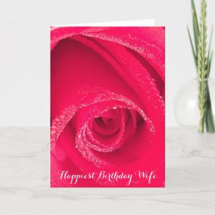Carte Femme d'anniversaire la plus heureuse