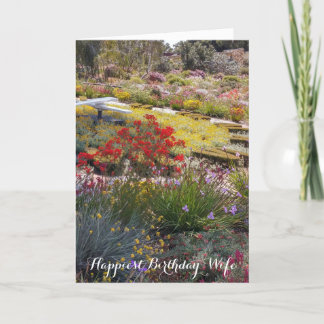 Carte Femme d'anniversaire la plus heureuse