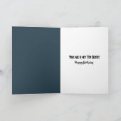 Carte Femme d'anniversaire sous un parapluie rouge (Intérieur)