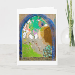 Carte Femme dans la fenêtre, Redon