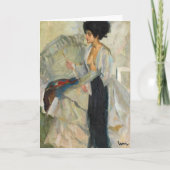 Carte Femme dans le Studio | Edward Cucuel (Devant)