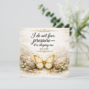 Carte Femme de foi et de feu, je ne crains pas la pressi