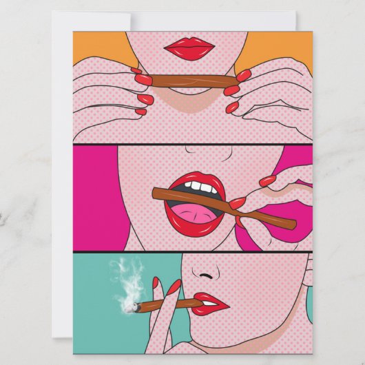 Carte femme de mauvaises herbes (Devant)