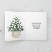 Carte Femme de Noël à Santa Hat (Intérieur)