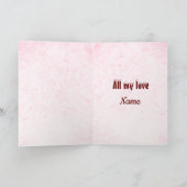 Carte Femme de Noël Joyeuse personnalisée (Intérieur)