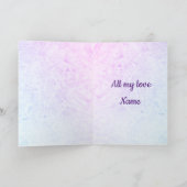 Carte Femme de Noël Joyeuse personnalisée (Intérieur)