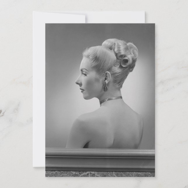 Carte Femme élégante (Devant)