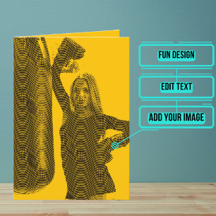 Carte Femme Enseignante personnelle Anniversaire