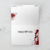 Carte 'Femme Fatale' Birthday Card (Intérieur)