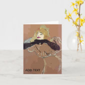 Carte Femme Française (Fleur jaune)