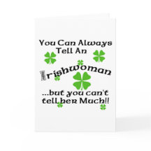 Femme Irlandaise - On peut toujours le dire...