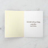 Carte Femme jouant d'une harpe en Fleur sauvage (Intérieur)