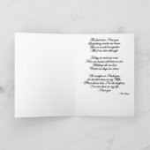 Carte Femme le jour du mariage (Intérieur)