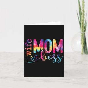 Carte Femme Maman Boss Funky Mothers Day
