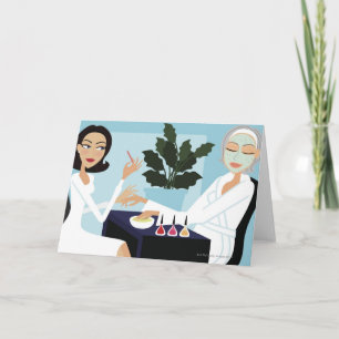 Carte Femme manucure et visage au spa