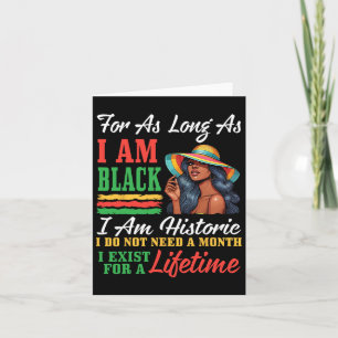 Carte Femme Noire Je Suis Noir Je Suis Historique Je N'A