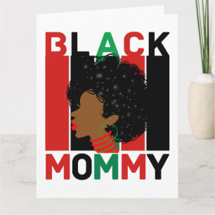 Carte Femme noire Melanis afro-américaine reine sista