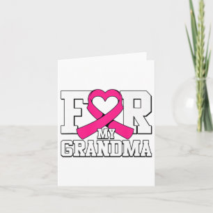 Carte Femme Pour Ma Grand-Mère Sensibilisation Au Cancer