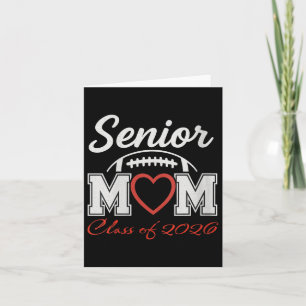 Carte Femme Senior Football Maman Cl De 2026 Graduation