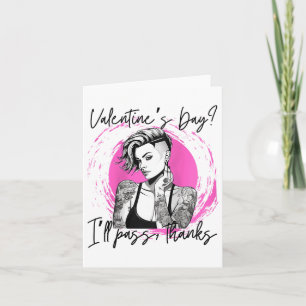Carte Femme Seule Tatouée Femme Encre Pour Anti