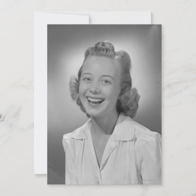 Carte Femme souriante (Devant)