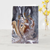 Carte Femme sous la cascade, Esotérique, Histoires dans (Fleur jaune)