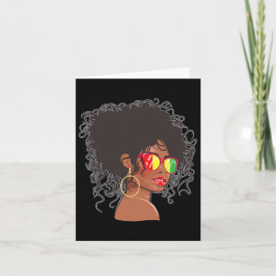 Carte Femmes afro-américaines Black Melanin Queen Ju