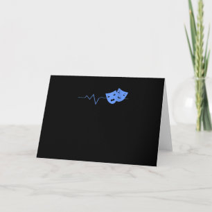 Carte Femmes agissant Masque Battement de cœur Théâtre A