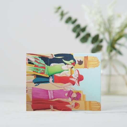 Carte Femmes Art déco (Debout devant)