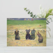 Carte Femmes baignant Dieppe par Paul Gauguin (Debout devant)