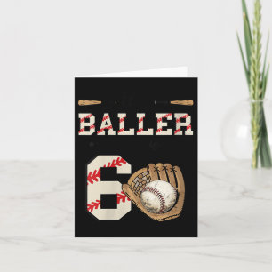 Carte Femmes Ce Baller Est Maintenant 6 Anniversaire Ann