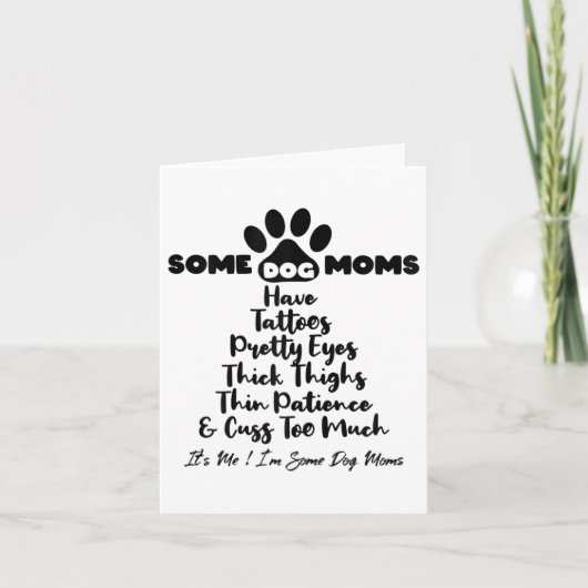 Carte Femmes Certaines FEMMES De Chien Ont Des Tatouages (Devant)