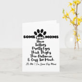 Carte Femmes Certaines FEMMES De Chien Ont Des Tatouages (Fleur jaune)