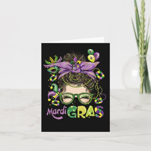 Carte Femmes Chemises Mardi Gras (Devant)