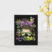 Carte Femmes Chemises Mardi Gras (Fleur jaune)