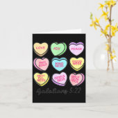 Carte Femmes chrétiennes Galates Saint-Valentin Conversa (Fleur jaune)