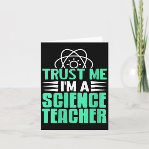Carte Femmes Confiance Moi Je Suis Prof De Science Avec 
