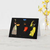 Carte Femmes d'Afrique (Fleur jaune)