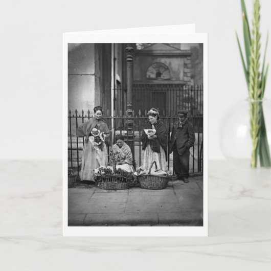 Carte Femmes de fleur de jardin de Covent, de la 'vie (Devant)