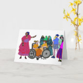 Carte Femmes du monde - 3 (Fleur jaune)