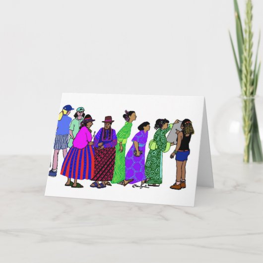 Carte Femmes du monde - 4 (Devant)