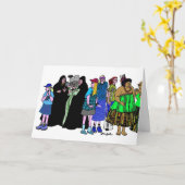 Carte Femmes du monde - 5 (Fleur jaune)