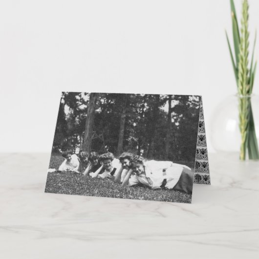 Carte Femmes édouardiennes vintages (Devant)