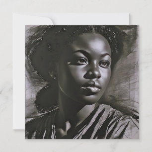 Carte Femmes "Jasmin" Au Charbon