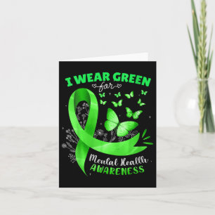 Carte Femmes Je Porte Du Vert Pour Sensibiliser À La San