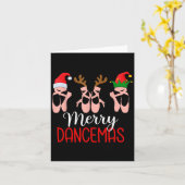 Carte Femmes Joyeux Dancemas Danseuse de Ballet Professe (Fleur jaune)