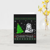 Carte FEMMES Ob Infirmière Xmas Arbre Éclairage Noël lai (Fleur jaune)