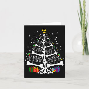 Carte Femmes Radiologie Squelette Arbre de Noël Technici