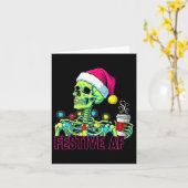 Carte Femmes Regardez Moi être Tout Festif Et Tout Ça Hu (Fleur jaune)